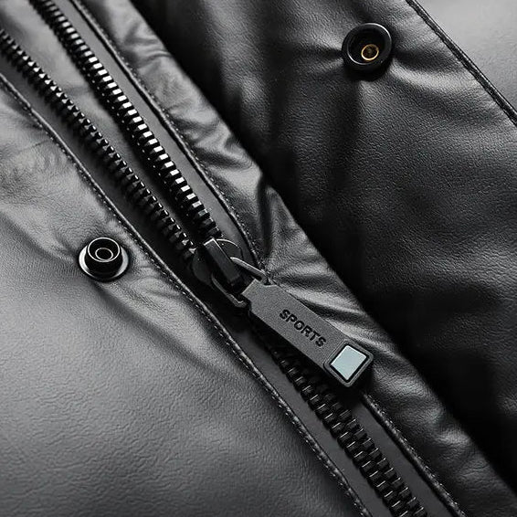 Ravello Insulated Parka, Hooded Longline Puffer Coat with Glossy Quilted Exterior