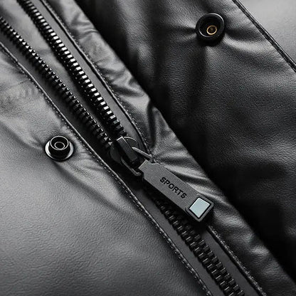 Ravello Insulated Parka, Hooded Longline Puffer Coat with Glossy Quilted Exterior