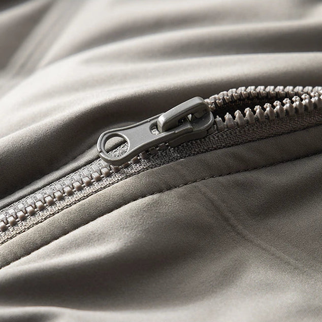 Treviso Quilted Bomber Jacket, Padded Insulation and Ribbed Collar and Cuffs