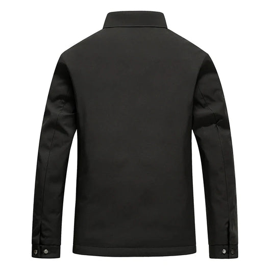 Calder Commuter Coat with Tailored Spread Collar and Puffer Down Interior