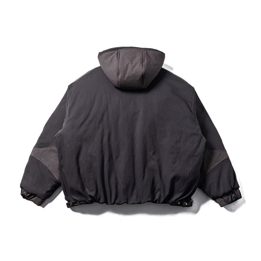 Fargo Colorblock Oversized Jacket with Two Tone Panelled Body and Cargo Pockets