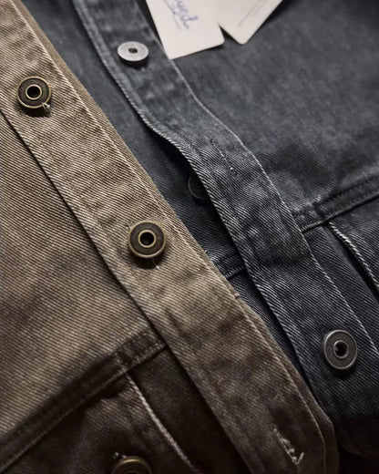 Mercer Heritage Field Overshirt with Vintage Wash and Oversized Flap Pockets