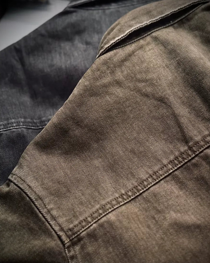 Mercer Heritage Field Overshirt with Vintage Wash and Oversized Flap Pockets