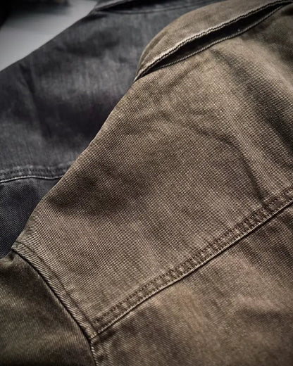 Mercer Heritage Field Overshirt with Vintage Wash and Oversized Flap Pockets
