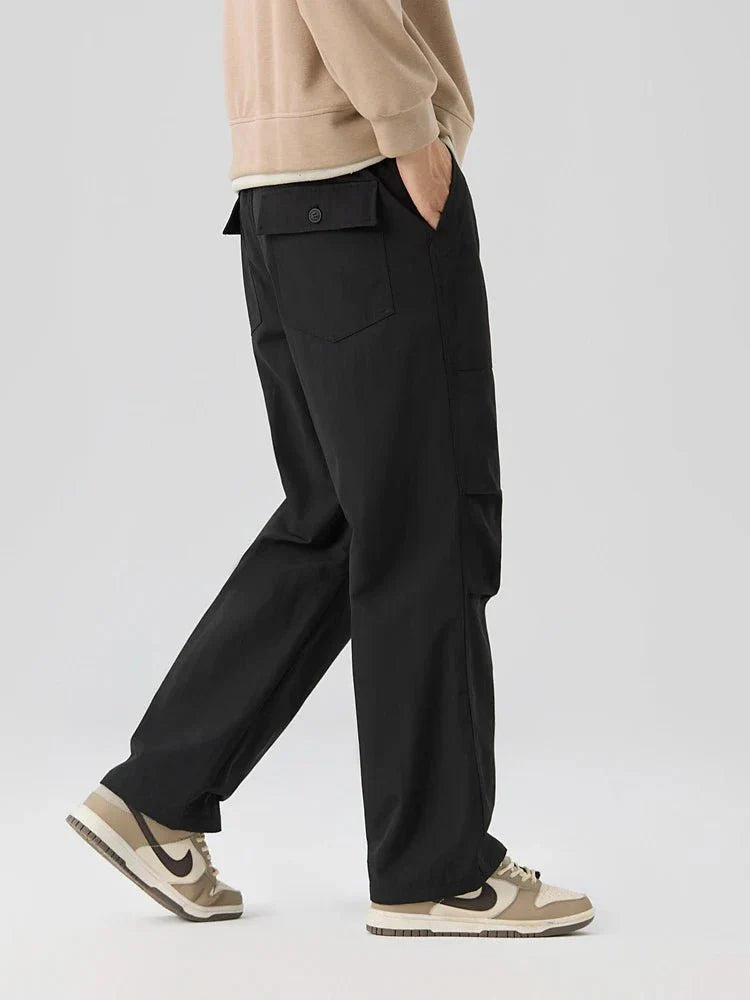 Ranger Wide Leg Cargo Pants featuring Oversized Side Pockets and Relaxed Fit
