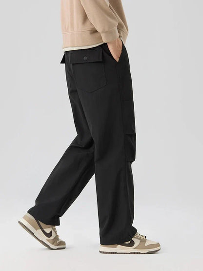 Ranger Wide Leg Cargo Pants featuring Oversized Side Pockets and Relaxed Fit
