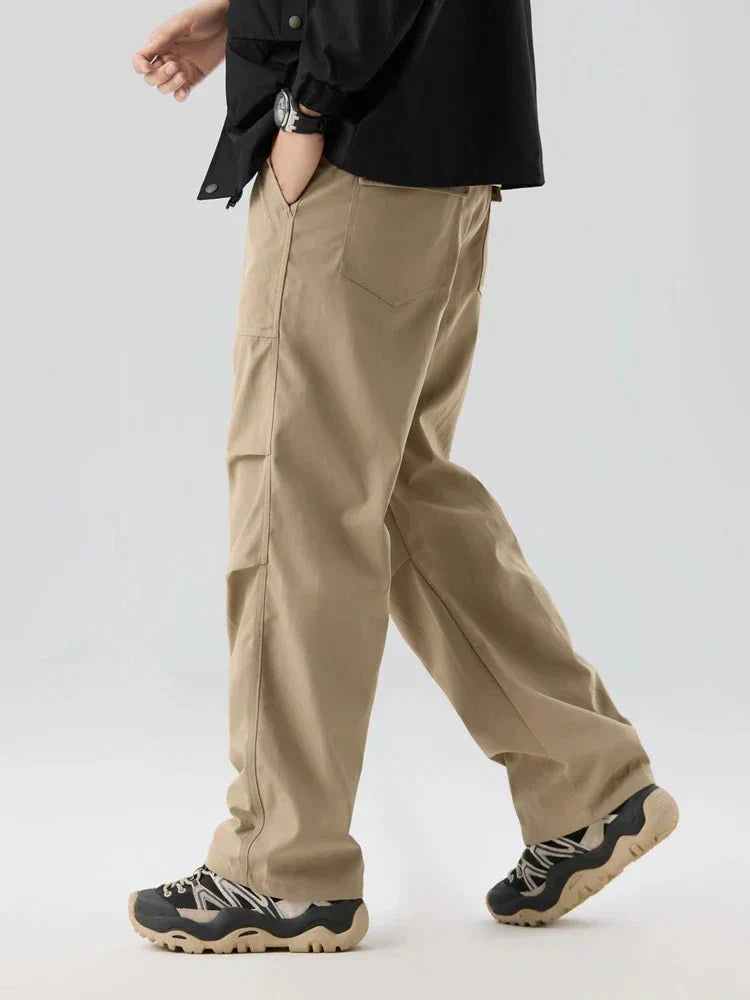 Ranger Wide Leg Cargo Pants featuring Oversized Side Pockets and Relaxed Fit