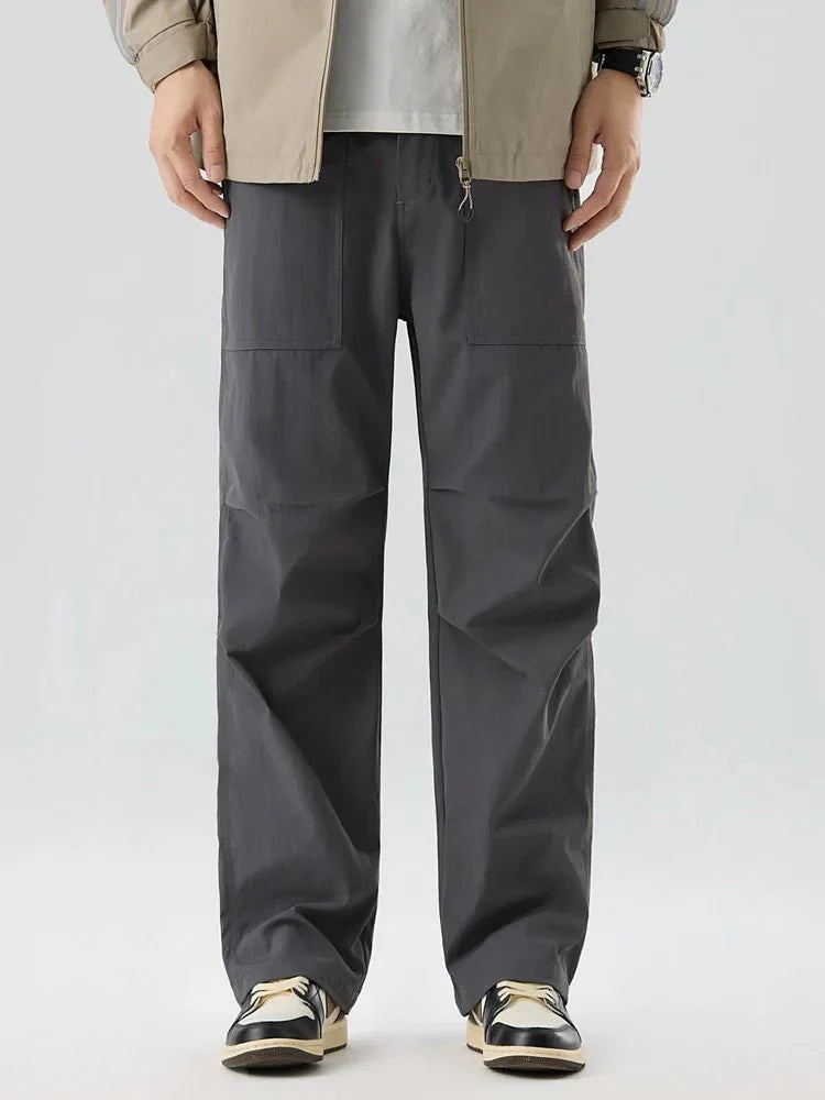 Ranger Wide Leg Cargo Pants featuring Oversized Side Pockets and Relaxed Fit
