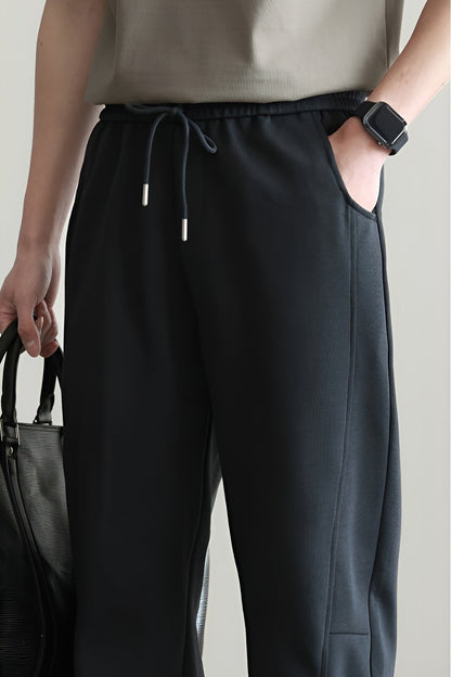 Regal Relaxed Wide Leg Active Pants with Deep Pockets and Elastic Waist