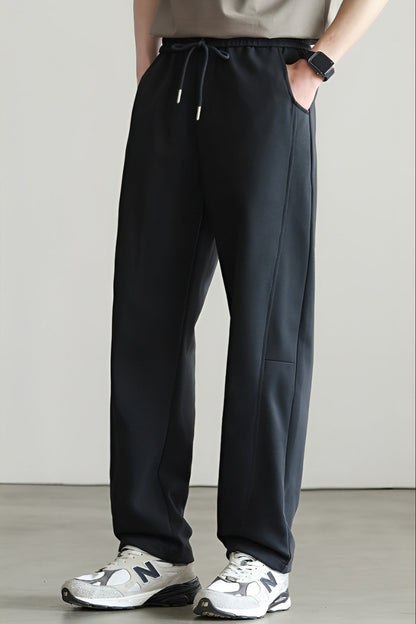 Regal Relaxed Wide Leg Active Pants with Deep Pockets and Elastic Waist