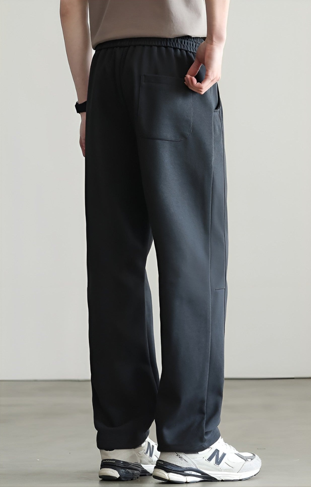 Regal Relaxed Wide Leg Active Pants with Deep Pockets and Elastic Waist
