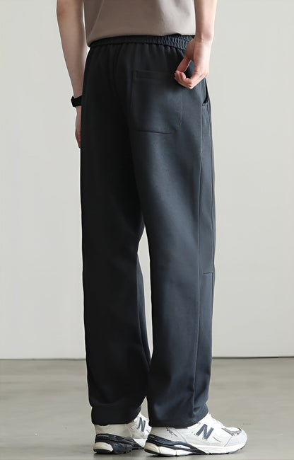 Regal Relaxed Wide Leg Active Pants with Deep Pockets and Elastic Waist