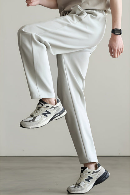 Regal Relaxed Wide Leg Active Pants with Deep Pockets and Elastic Waist