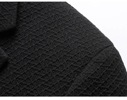Rhode Scuba Blazer with Herringbone Texture and Quilted Down Inner Lining