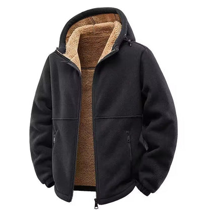 Trailhead Heavyweight Fleece Hoodie with Sherpa Lining and Zip Side Pockets