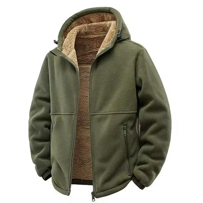 Trailhead Heavyweight Fleece Hoodie with Sherpa Lining and Zip Side Pockets