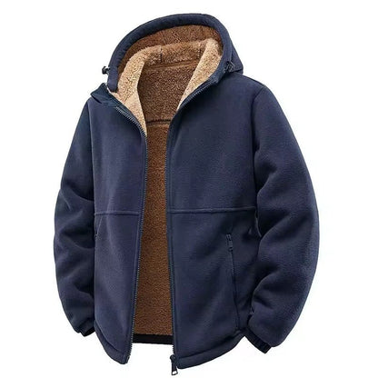 Trailhead Heavyweight Fleece Hoodie with Sherpa Lining and Zip Side Pockets